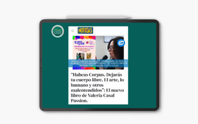 En Radio Zónica conversando con Marina Halperin.